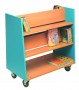 Charlton Book Trolley - Lagoon blue