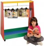8010  Hanging Book Trolley - Multi-coloured