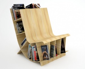 Bookseat book shelf