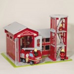 wooden toys_firestation